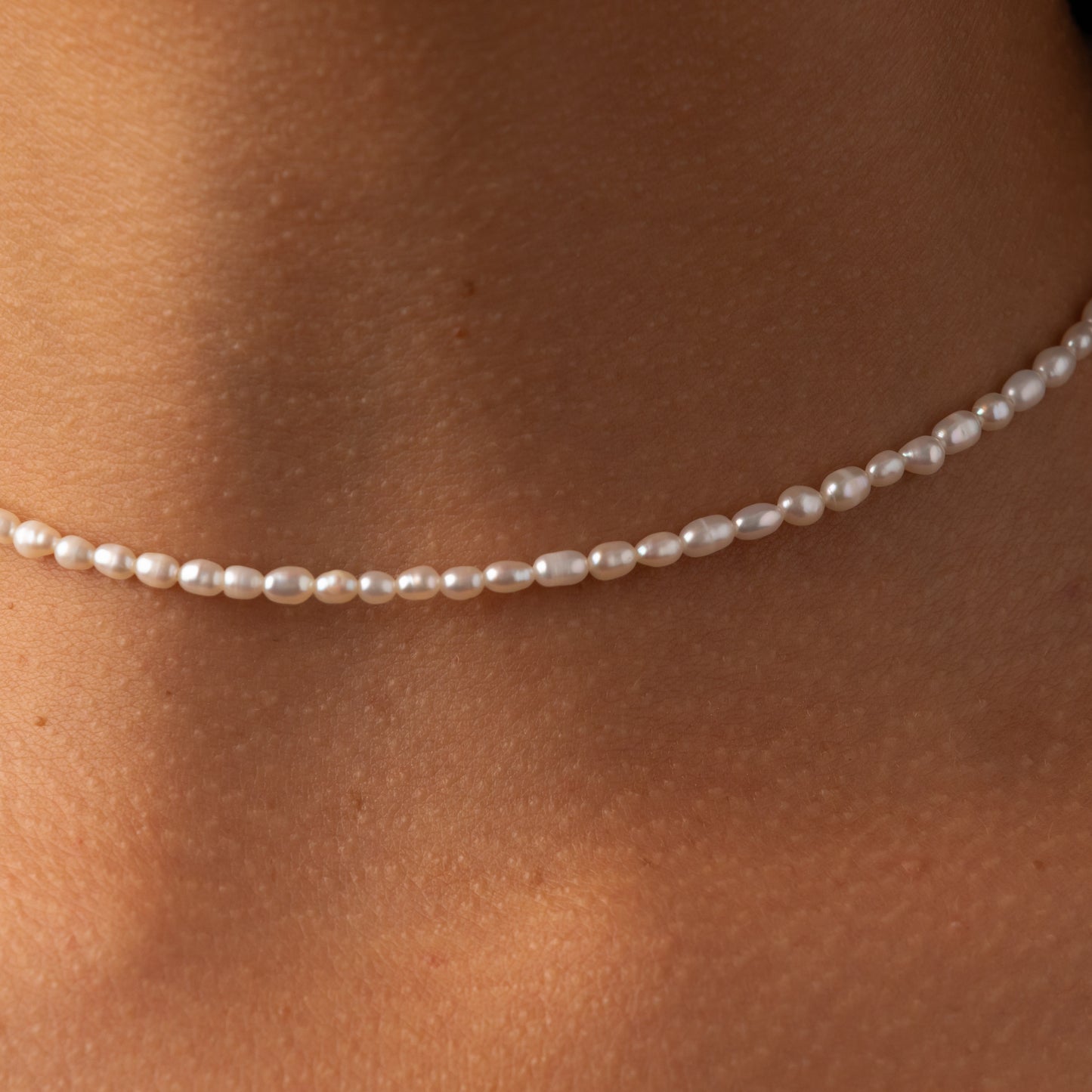 Alexis Necklace - Freshwater Rice Pearls