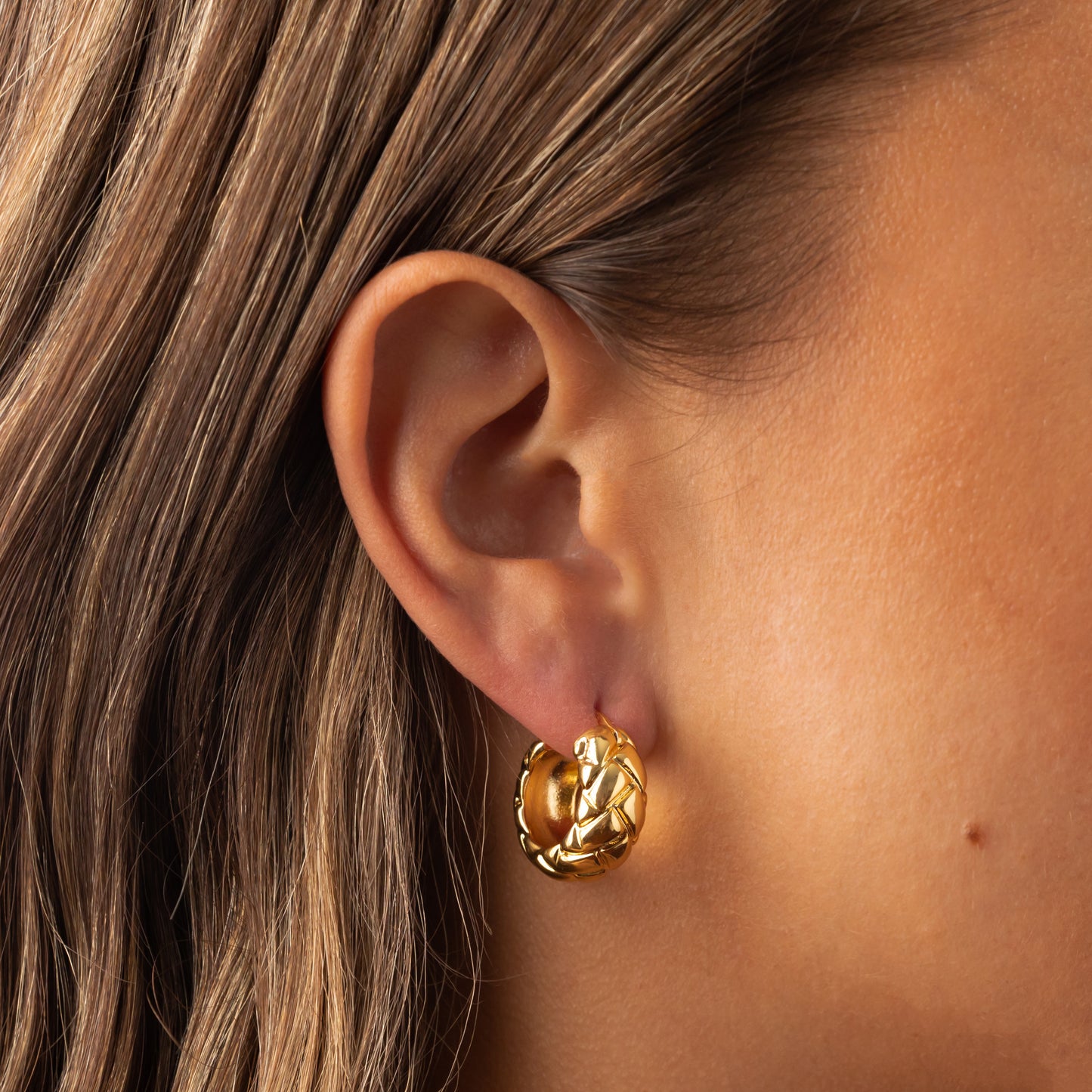 Teresa Earring - 18K Gold Plated